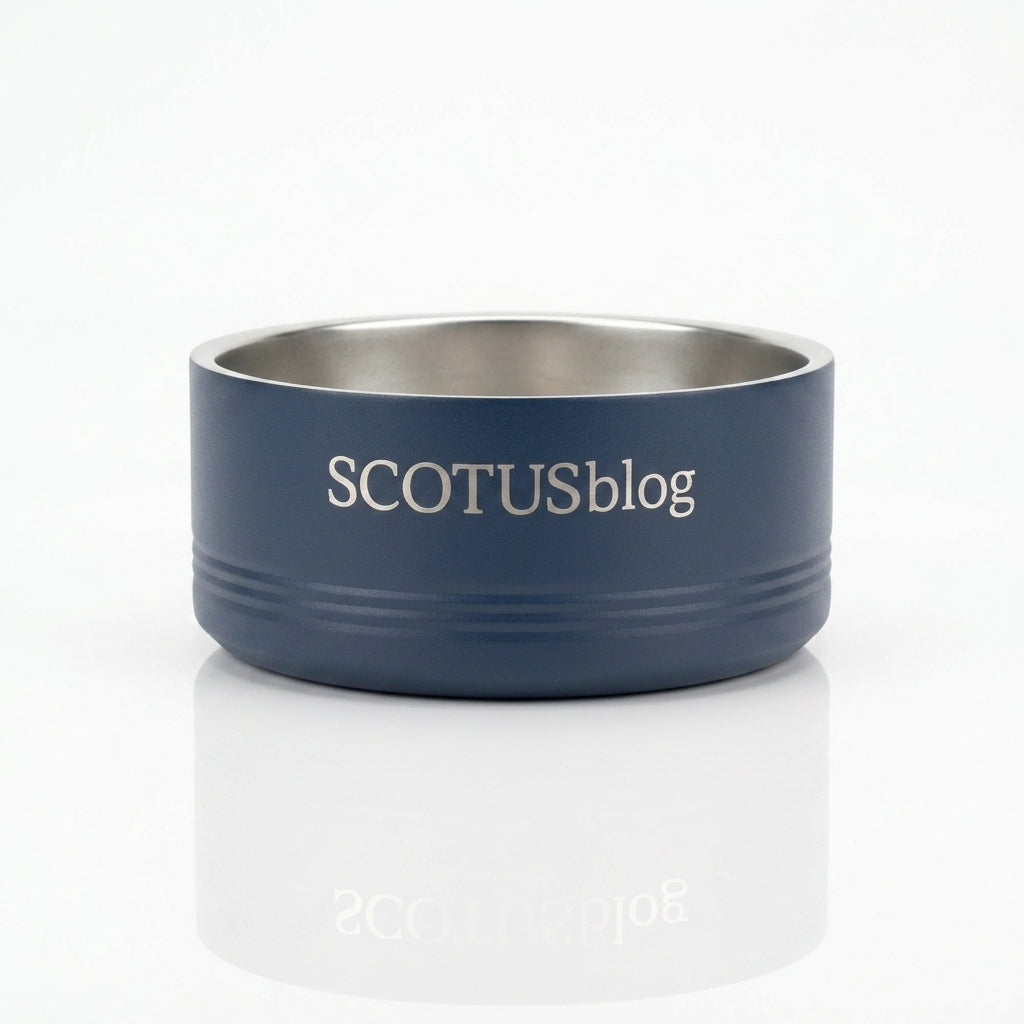 SCOTUSblog Dog Bowl